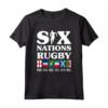 Rugby 6 Nazioni Inghilterra Francia Irlanda Italia Scozia Galles - Maglietta Supporter Squadre Nazionali di Rugby