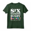 Rugby 6 Nazioni Inghilterra Francia Irlanda Italia Scozia Galles - Maglietta Supporter Squadre Nazionali di Rugby