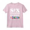Rugby 6 Nazioni Inghilterra Francia Irlanda Italia Scozia Galles - Maglietta Supporter Squadre Nazionali di Rugby
