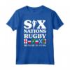 Rugby 6 Nazioni Inghilterra Francia Irlanda Italia Scozia Galles - Maglietta Supporter Squadre Nazionali di Rugby