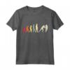 Rugby Evolution - Giocatore Sport Team Maglietta - Ideale come Regalo per Appassionati di Rugby - Design Retro Evolution