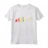 Rugby Evolution - Giocatore Sport Team Maglietta - Ideale come Regalo per Appassionati di Rugby - Design Retro Evolution