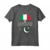 Italiano Coltivato con Radici Pakistane - Pakistan Maglietta per Mostrare l'Orgoglio dell'Eredità - Ideale per Compleanni e Feste Culturali