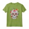 T-shirt con Teschio di Zucchero Floreale Dia de los Muertos - Costume Messicano Unico - Viva la Vida