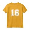 Regalo Sportivo Numero 16 della Maglia della Squadra - Maglietta per Veri Fan - Ideale per Appassionati di Sport