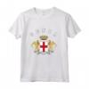 Genova T-shirt Stemma Tee Bandiera - Maglia a Manica Corta - Souvenir Calcio Italia