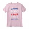 Magliette Uomo Manica Corta Calcio Regalo Tifoso Sampdoria - La Mamma mi ha fatto bellissimo il papà mi ha fatto tifoso - Maglia ID S020630