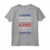 Magliette Uomo Manica Corta Calcio Regalo Tifoso Sampdoria - La Mamma mi ha fatto bellissimo il papà mi ha fatto tifoso - Maglia ID S020630