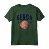 Genoa Old Style Leather Football Ball Vintage Calcio Maglietta - Retro Italian Club Design