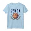 Genoa Old Style Leather Football Ball Vintage Calcio Maglietta - Retro Italian Club Design