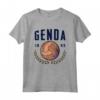 Genoa Old Style Leather Football Ball Vintage Calcio Maglietta - Retro Italian Club Design