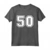 Regalo Sportivo Numero #50 della Maglia della Squadra - Maglietta Personalizzata per Appassionati di Sport