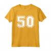 Regalo Sportivo Numero #50 della Maglia della Squadra - Maglietta Personalizzata per Appassionati di Sport