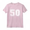 Regalo Sportivo Numero #50 della Maglia della Squadra - Maglietta Personalizzata per Appassionati di Sport