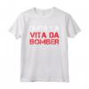 Dura Vita Da Bomber - Maglietta Uomo Regalo Calcio Divertente - Ideale per Compleanno - Marca HapTiger