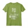 Daddy By Day Football Manager By Night - Maglietta calcio regalo papà - Ideale per festa del papà e compleanno degli appassionati di calcio