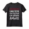 Maglietta Salerno Fede Passione Regalo Tifoso Salernitana - Tee Shirt Calcio con Scritte Divertenti - Idea Regalo per Uomo, Ragazzo, Bambino