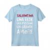 Maglietta Salerno Fede Passione Regalo Tifoso Salernitana - Tee Shirt Calcio con Scritte Divertenti - Idea Regalo per Uomo, Ragazzo, Bambino