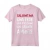 Maglietta Salerno Fede Passione Regalo Tifoso Salernitana - Tee Shirt Calcio con Scritte Divertenti - Idea Regalo per Uomo, Ragazzo, Bambino