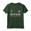 Novara Maglia Sport - Bandiera Calcio Maglietta - Mostra il tuo Orgoglio Nazionale con questa Maglia Calcio