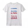 Magliette Uomo Manica Corta Calcio - Tifoso Del Genoa - Maglietta con Frase Divertente - Marca HapTiger