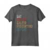 Eat Sleep Calcio Fiorentino Ripetere Divertente - Maglietta Idea Regalo per Amanti del Calcio Fiorentino - Regalo di Natale o Compleanno