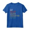 Eat Sleep Calcio Fiorentino Ripetere Divertente - Maglietta Idea Regalo per Amanti del Calcio Fiorentino - Regalo di Natale o Compleanno