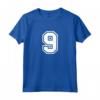Regalo Sportivo Numero 9 della Maglia della Squadra - Maglietta Eccellente per gli Amanti dello Sport