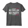 No Chiellini No Party Italia 2021 Jersey Design Maglietta - Idea Regalo Italiana per Compleanno - Maglia Calcio Italia Bandiera Italiana.