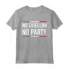 No Chiellini No Party Italia 2021 Jersey Design Maglietta - Idea Regalo Italiana per Compleanno - Maglia Calcio Italia Bandiera Italiana.