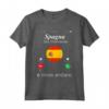 Spagna Sta Chiamando E Devo Andare - Maglietta con Bandiera Spagna - Regalo Ideale per gli Appassionati di Viaggi