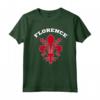 Firenze Stemma Souvenir Regalo Bandiera Fiorentino Maglietta - Orgoglio Nazionale Firenze Italia - Ideale per i tifosi di Calcio