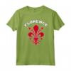 Firenze Stemma Souvenir Regalo Bandiera Fiorentino Maglietta - Orgoglio Nazionale Firenze Italia - Ideale per i tifosi di Calcio