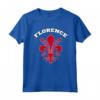 Firenze Stemma Souvenir Regalo Bandiera Fiorentino Maglietta - Orgoglio Nazionale Firenze Italia - Ideale per i tifosi di Calcio