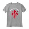 Firenze Stemma Souvenir Regalo Bandiera Fiorentino Maglietta - Orgoglio Nazionale Firenze Italia - Ideale per i tifosi di Calcio