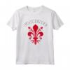 Firenze Stemma Souvenir Regalo Bandiera Fiorentino Maglietta - Orgoglio Nazionale Firenze Italia - Ideale per i tifosi di Calcio