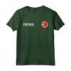 T-shirt Bandiera Nazionale Portogallo - Fiero Portoghese Calcio Maglietta - Idea Regalo per gli Amanti del Portogallo e del Calcio