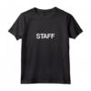 STAFF - Maglietta con Stampa Staff per Sicurezza e Eventi - Ideale per Carnevale e Abbigliamento Professionale