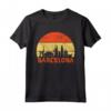 Souvenir di Destinazione di Barcellona Spagna Europa Maglietta - Barcelona Colors Design - Ideale per i Turisti di Spagna