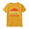 Souvenir di Destinazione di Barcellona Spagna Europa Maglietta - Barcelona Colors Design - Ideale per i Turisti di Spagna