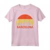 Souvenir di Destinazione di Barcellona Spagna Europa Maglietta - Barcelona Colors Design - Ideale per i Turisti di Spagna