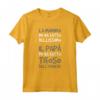 Magliette Uomo Manica Corta Regalo Papà Tifoso Udinese - Tee Shirt Calcio con Frase Divertente - Marca HapTiger