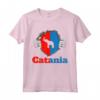 Minchia Che Bella Catania - Maglietta Bandiera Trinacria Catanese per Orgogliosi Siciliani - Ideale come Regalo per la Festa del Papà o della Mamma