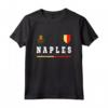Napoli Sport/Calcio Jersey Tee Bandiera Calcio Maglietta - Orgoglio Nazionale e Stemma Napoli