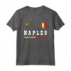 Napoli Sport/Calcio Jersey Tee Bandiera Calcio Maglietta - Orgoglio Nazionale e Stemma Napoli