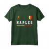 Napoli Sport/Calcio Jersey Tee Bandiera Calcio Maglietta - Orgoglio Nazionale e Stemma Napoli