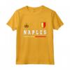Napoli Sport/Calcio Jersey Tee Bandiera Calcio Maglietta - Orgoglio Nazionale e Stemma Napoli