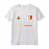 Napoli Sport/Calcio Jersey Tee Bandiera Calcio Maglietta - Orgoglio Nazionale e Stemma Napoli