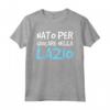 Nato Giocare Lazio Maglietta Divertente Bambino Tifoso - Ideale Regalo per Supportare la Squadra del Cuore - Marca HapTiger