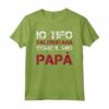 Maglietta Divertente Bambino - Regalo Tifoso Salernitana Papà - T-shirt Calcio con Frase Io Tifo Salernitana - Marca HapTiger